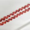 Buy cheap 20KJ70 Christmas Metallic 2cm Sequin Ribbon Trim from wholesalers
