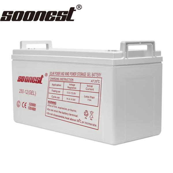 Soonest 200Ah 250Ah 300Ah Deep Cycle Solar Storage Battery Gel 12V 100Ah Lead