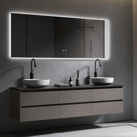 Buy cheap Raised Panel Plywood Vanity Bathroom Cabinet With Quartz Stone Vanity Top from wholesalers