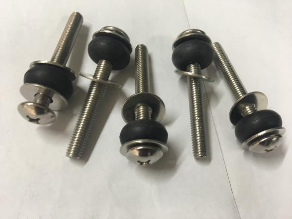 Buy cheap Galvanized Toilet Tank Attachment Bolts , Toilet Tank To Bowl Bolts Customized Length from wholesalers