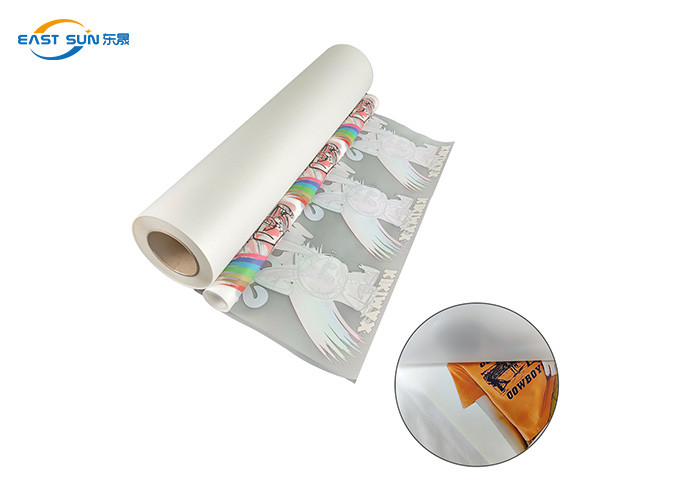 Hot Peel Heat Transfer DTF Film Roll 30cm 33cm 60cm For Textile Printing