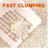 Buy cheap Highly Absorbent Tofu Sand Litter Cornstarch Guar Gum Flushable Clumping Cat Litter from wholesalers