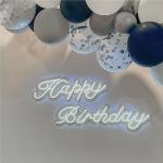 Indoor LED Neon Letter Signs Acrylic Material Wedding For Home Wall