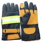 Emergency Rescue Fire Fighting Fireman 3D Fire Fighter Glove With Reflective