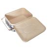 Buy cheap Vintage Rectangular Metal Tin Lunch Box Outdoor Picnic tin Basket With Lid And Handle from wholesalers
