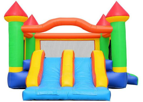 Buy cheap Commercial Inflatable Bouncer Combo / 0.55mm PVC Kids Bouncy Castle from wholesalers