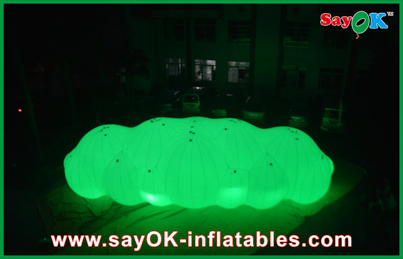 Buy cheap 12m Long Giant Inflatable Balloon LED Helium Cloud With With 0.2mm PVC For Event from wholesalers