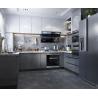 Buy cheap Modular Melamine Kitchen Sink Full Complete Kitchen Cabinet Set For Apartment from wholesalers
