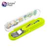 Buy cheap Factory Direct Customized logo stainless steel cute cartoon plastic PS handle baby kids children cutlery from wholesalers