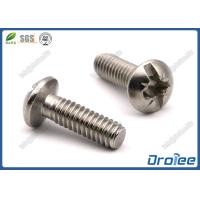 Buy cheap 304/316 Stainless Steel Pozi Slotted Combo Drive Round Head Machine Screw product