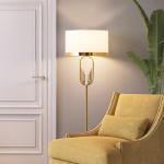 Creative U Shape Metal Tubular Floor Lamp Phnom Penh Lampshade Gold Floor Lamp