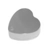 Buy cheap PVD Silver Plating Metal Houseware Zinc Alloy Heart Jewelry Box Rustproof from wholesalers