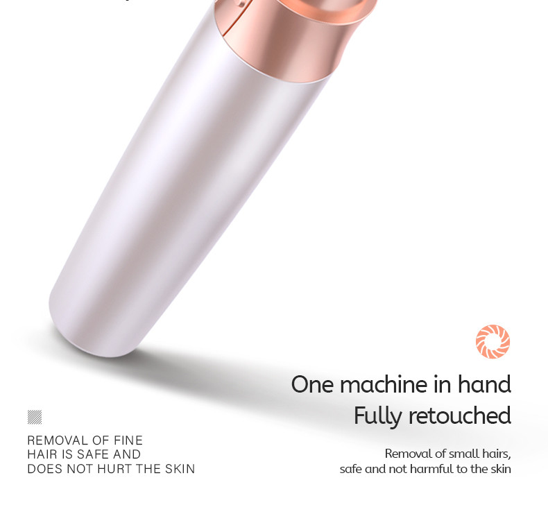 Mini Electric Painless Eyebrow Hair Remover Pen 250mAh Battery