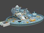 Commercial Naughty Castle Trampoline Park 25m2 Super Space Indoor Theme Park