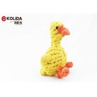 Buy cheap Yellow Color Pet Toys Cotton Duck For Dog Tooth Cleaning Bite Resistance product