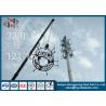 Buy cheap 30m Height Telecommunication Towers Flange Connection For Broadcasting With Platforms from wholesalers
