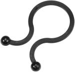 Saddle Mount Wall Mount Screw Holder Nylon 66 Flat Head Tie Holder 1/2"