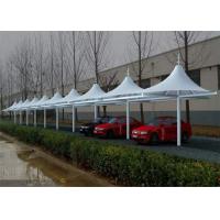 Buy cheap Q235 Polyvinylidene Umbrella Car Parking Shade Flame Retardant product