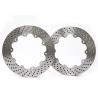 Buy cheap 355x12 Drilled Brake Disc For Rear Wheel PCD 207-12 M6 Friction Surface 56 from wholesalers
