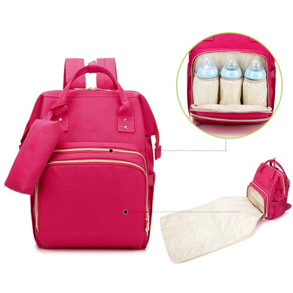 Buy cheap 2022 High Quality Zipper Softback Mommy Diaper Bag Stroller Baby Care Waterproof USB Backpack from wholesalers
