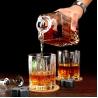 Buy cheap 350ml Customized Whiskey Decanter Set Bourbon Glass Gift Set Luxurios For Friends from wholesalers