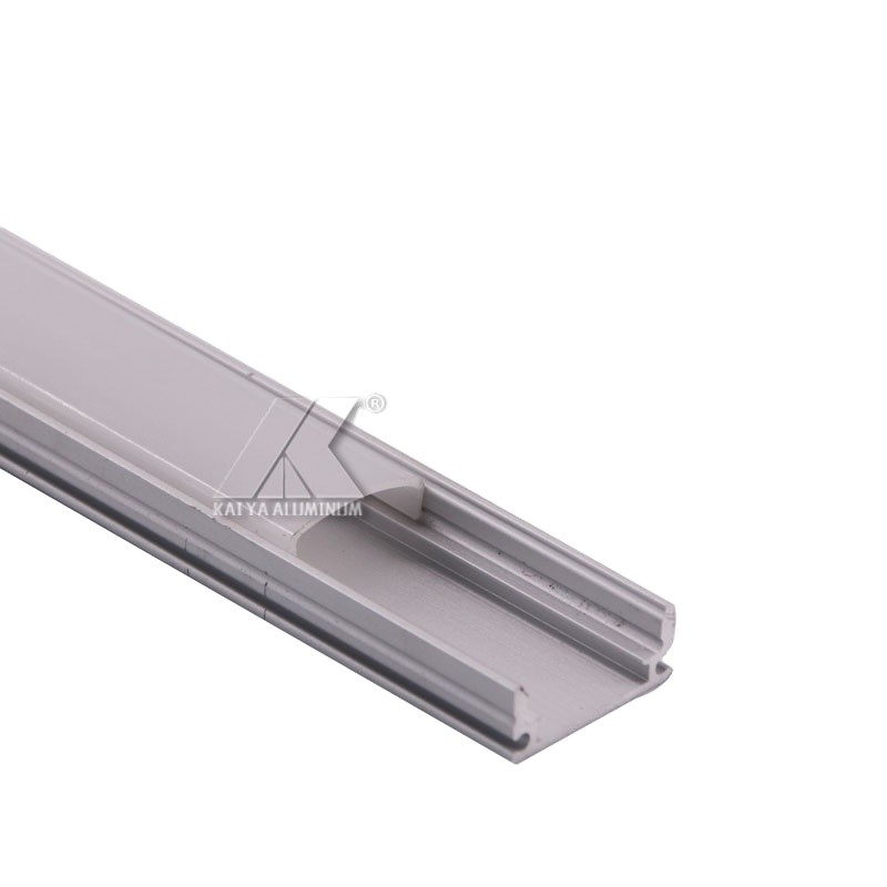 Extrusion U Channel Strip LED Aluminium Profile 14mm With Light End Caps