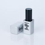 3.5g Aluminum Silver cuboid smooth bottle with Silver cap for lipstick tube