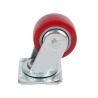 Buy cheap Customization 4inch 5inch 6inch 8inch Heavy Duty Industry Red PU PVC Swivel Casters Wheels from wholesalers