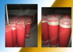 Height 500-1000mm Gaseous Fire Cylinder 50L White Or Black color