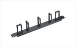 1U 19 Inch Metal Rackmount Cable Management Panel Metal D Ring cable5 YH4028