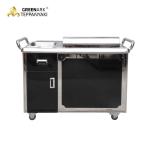Rectangle Electromagnetic Outdoor Hibachi Grill Table For Beef / Mutton