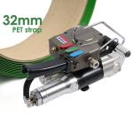 6KN Tension Pneumatic Plastic Strapping Tool PET Belt Packing 25mm 32mm PET Tape