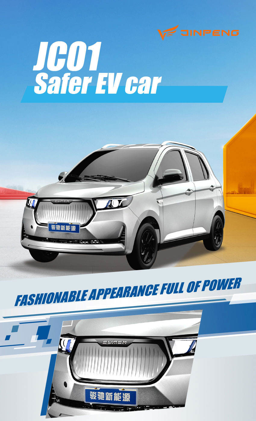 Jinpeng JC01 Mini EV Cars 43km/h Electric Luxury EV SUV Lead Acid Battery