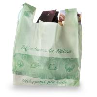 Buy cheap Side Gusset Biodegradable Shopping Bag 50l Compost 15 Micron product