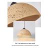 Buy cheap Nordic Simple Wabi-Sabi Style Led Droplights Living Room Bedroom Dome Pendant Light(WH-AP-589) from wholesalers