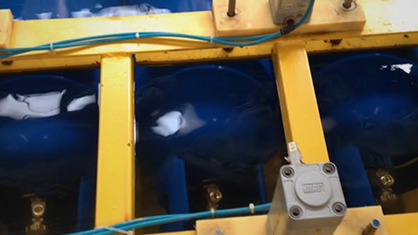 Buy cheap Hydraulic Pressure Pump 7.5KW LPG Cylinders Airtight Test Area Pressure Of Air 0.6-0.8MPa from wholesalers