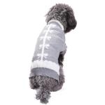 Bowknot Gray Pet Sweater Big Dog Pet Clothes Autumn And Winter Dog Teddy Clothes
