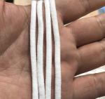 Medical Cup Shaped Masks 3mm 5mm Stretch Elastic Earloop