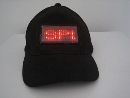 Quality Flashing scrolling Led cap display panel for sale