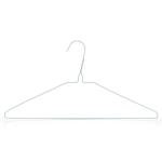 Powder Coated 18 Inch Notched Laundry Wire Hanger