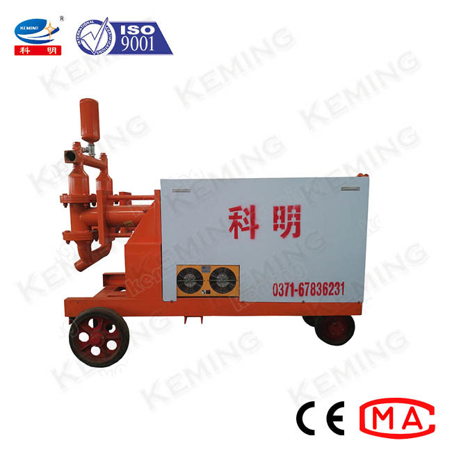 Double Cylinder 8m3/H Hydraulic Grout Pump 10Mpa Mortar Delivering