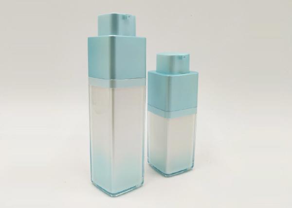 Buy cheap 1oz Blue Color Matter Surface Airless Cosmetic Bottles Skin Care Packaging from wholesalers