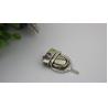 Buy cheap Professional Custom Zinc Alloy Nickel Metal Push Lock For Handbags from wholesalers