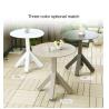 Buy cheap Nordic Style Outdoor Round Top Aluminium Coffee Tea Table For Balcony Garden Beach from wholesalers