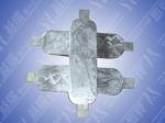 Buy cheap Zinc anode sacrificial zinc alloy for cathodic protection from wholesalers