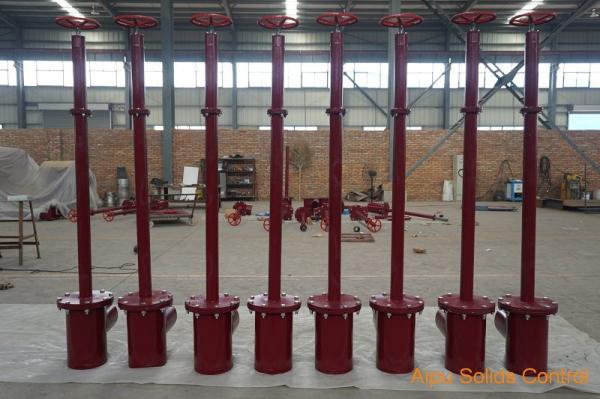 Buy cheap Cast Iron Polished Drilling Mud Tank Control Valve Oil Resistance from wholesalers