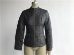 Buy cheap Chocolate Womens Pu Leather Coat Pleather Jacket With Embroidery / Ingot Tw75839 from wholesalers