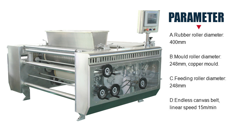 New Soft Biscuit Forming Machine Horizontal Biscuit Cookie Rotary Moulder