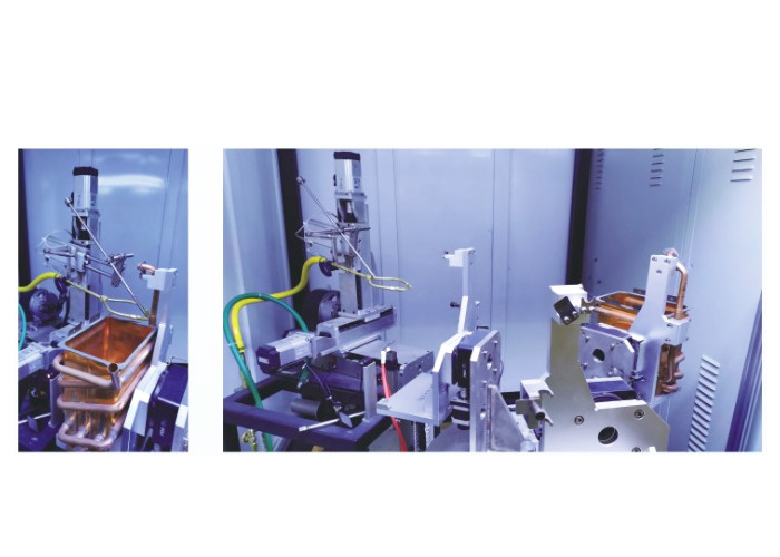360˚ Rotary Flame Automatic Brazing Machine For Copper Heat Exchanger