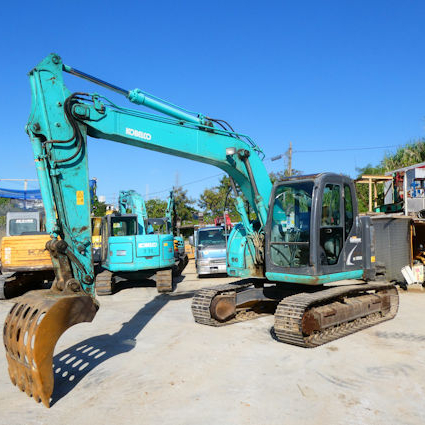 Used Japan Kobeclo Excavator SK125SR with 7707 Working Hours and 0.45 Bucket Capacity
